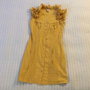 Yellow Blouse  Sleeves and Long S/S